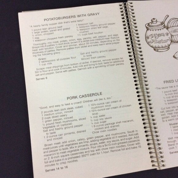 Miriam B Loo's Budget Cookbook Spiral Bound Vintage Recipes Home Cooking 1980 - Picture 3 of 7
